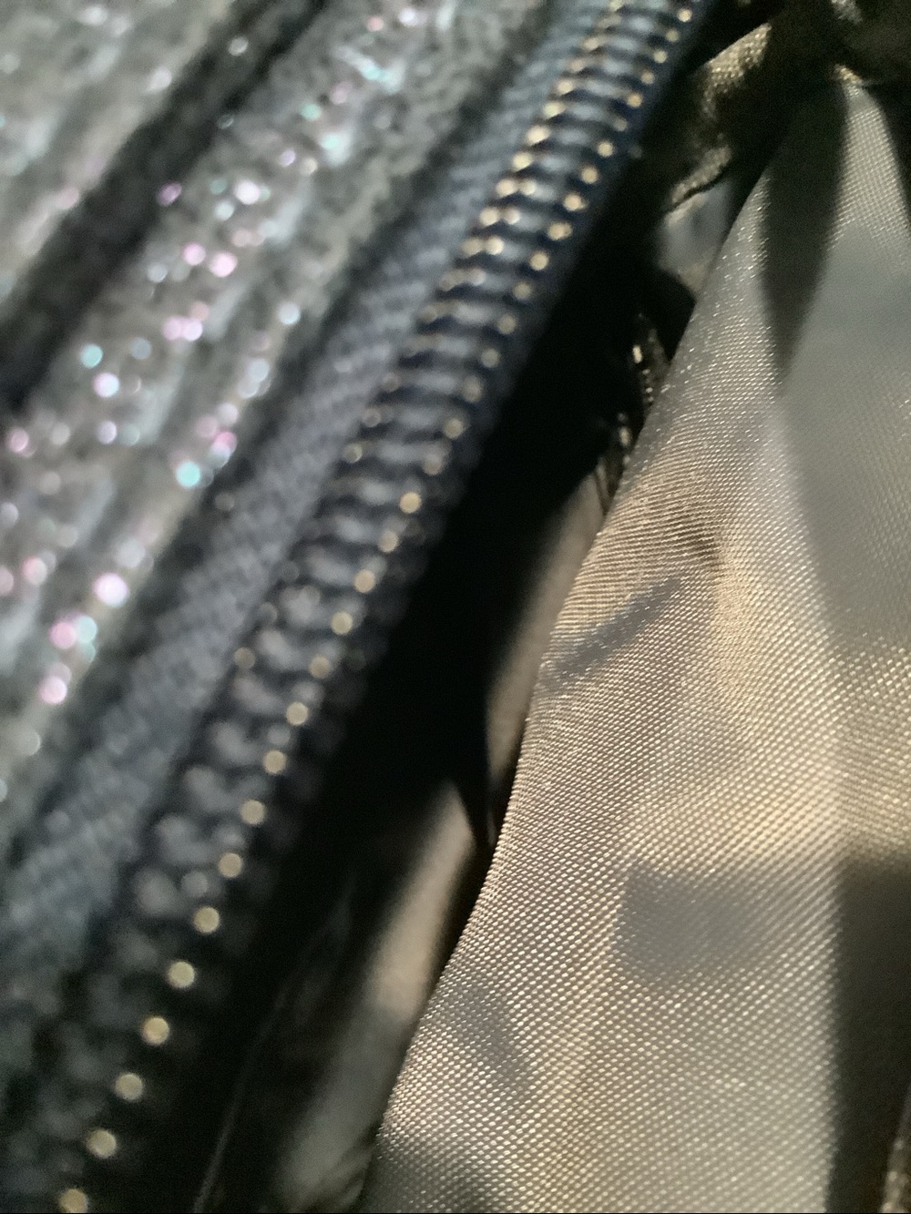 HKWIP crossbody navy blue sparkle bag - Picture 3 of 3